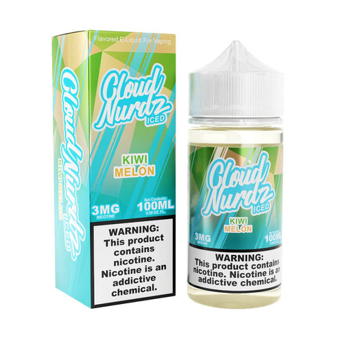 CLOUD NURDZ - ICED KIWI MELON 100ML - Vape City USA