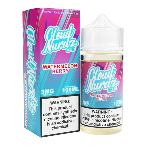 CLOUD NURDZ - ICED WATERMELON BERRY 100ML - Vape City USA
