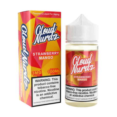 E-Liquid CLOUD NURDZ - STRAWBERRY MANGO 100ML