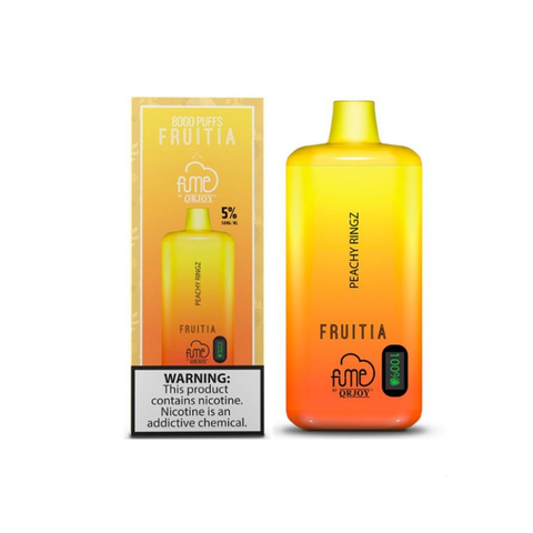 Fume Fruitia 8000 Peachy Ringz - Peach Candy Vape
