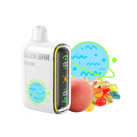 White Gummy Ice - Geek Bar Pulse 15000 Disposable Vape