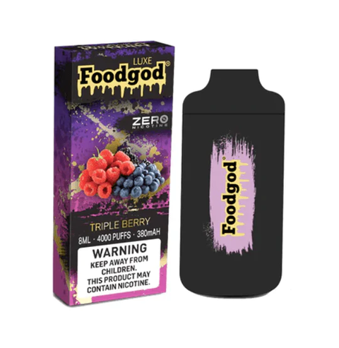 FOODGOD ZERO 0% LUXE DISPOSABLE VAPE DEVICE - 1PC - Vape City USA