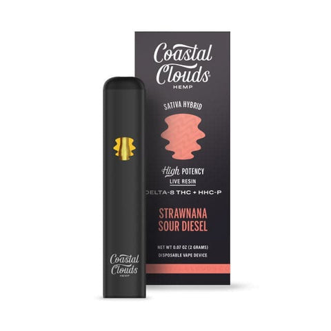 COASTAL CLOUDS HEMP DELTA-8 + HHC-P DISPOSABLE VAPE DEVICE - 1PC - Vape City USA - Vaporizers & Electronic Cigarettes