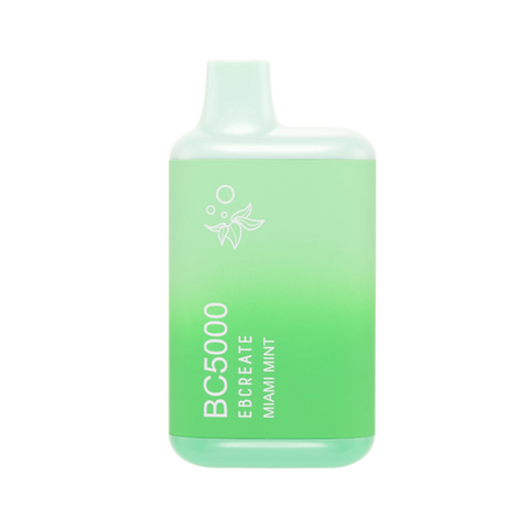 EBCREATE BC5000 Miami Mint flavor - refreshing icy mint disposable vape