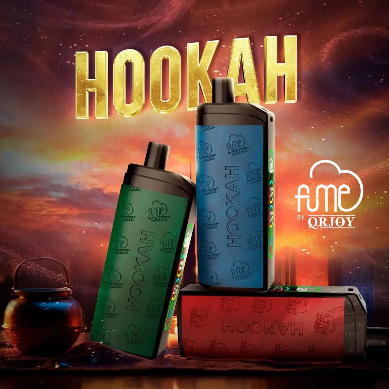 Fume Hookah 20K Vape – 20000 Puffs, Rechargeable, Flavors