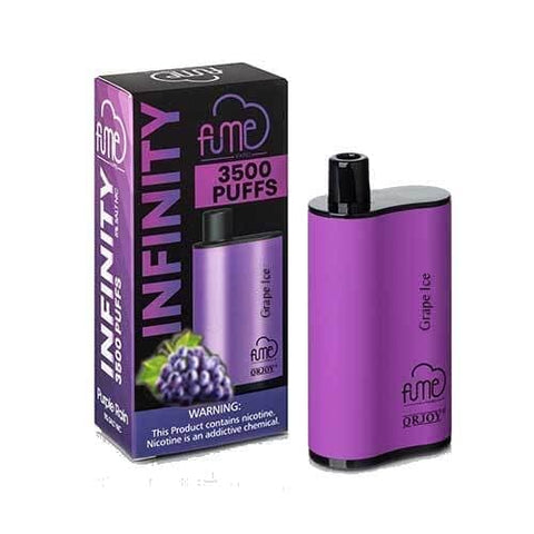 Fume Infinity Vape Front View of Device and Box