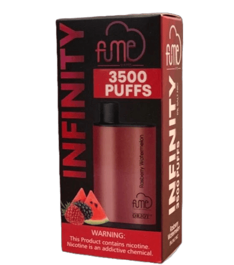 Front view of Fume Infinity Vape packaging