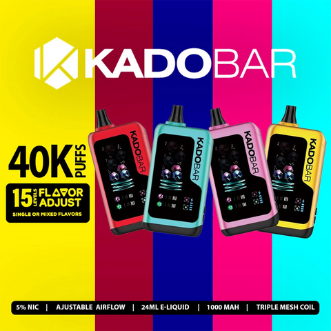 Kado Bar Flavor Adjust 40000 Disposable with dual-flavor vape combinations