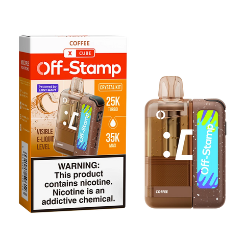 Coffee vape flavor – roasted coffee pod for Off-Stamp Crystal Kit