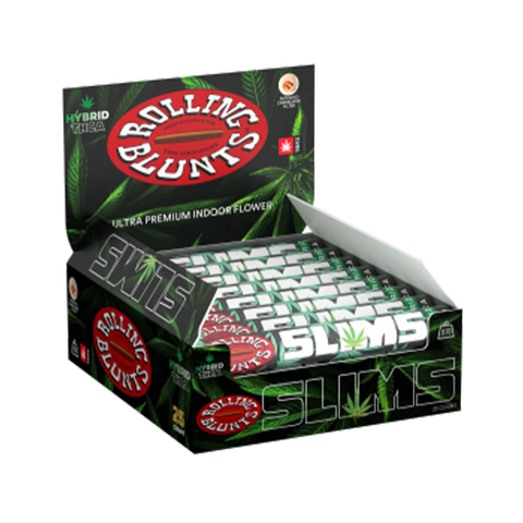 Rolling Blunts 0.87g Slims Hybrid - Balanced effect THCA slim pre-roll