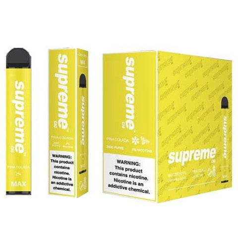 SUPREME MAX DISPOSABLE VAPE DEVICE - 1PC - Vape City USA - Vaporizers & Electronic Cigarettes
