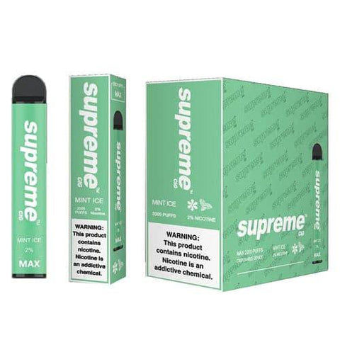 SUPREME MAX DISPOSABLE VAPE DEVICE - 10PK - Vape City USA - Vaporizers & Electronic Cigarettes