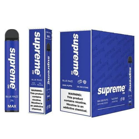 SUPREME MAX DISPOSABLE VAPE DEVICE - 10PK - Vape City USA - Vaporizers & Electronic Cigarettes