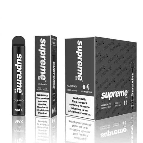 SUPREME MAX DISPOSABLE VAPE DEVICE - 10PK - Vape City USA - Vaporizers & Electronic Cigarettes
