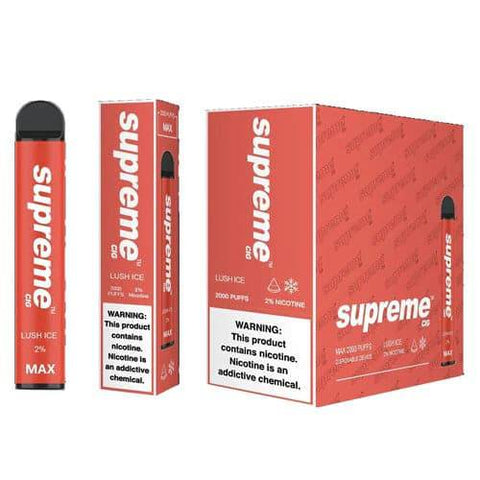 SUPREME MAX DISPOSABLE VAPE DEVICE - 10PK - Vape City USA - Vaporizers & Electronic Cigarettes