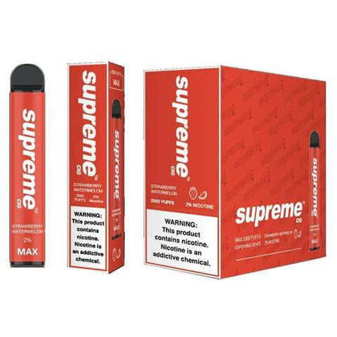 SUPREME MAX DISPOSABLE VAPE DEVICE - 10PK - Vape City USA - Vaporizers & Electronic Cigarettes