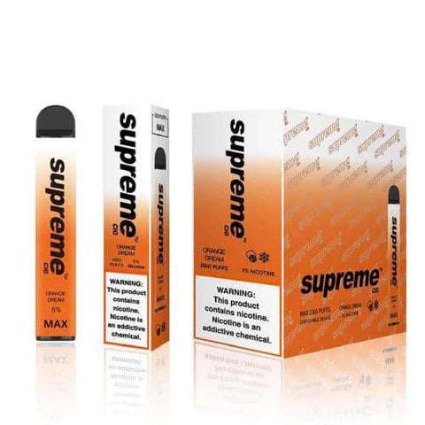 SUPREME MAX DISPOSABLE VAPE DEVICE - 10PK - Vape City USA - Vaporizers & Electronic Cigarettes