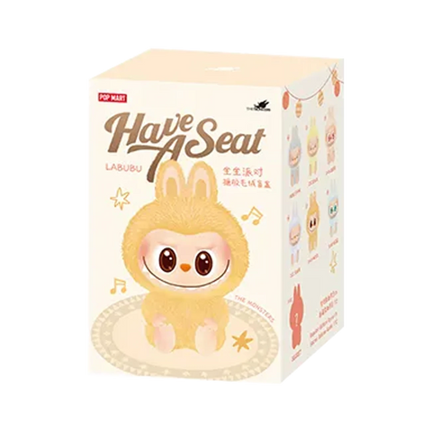 Sealed blind box from Pop Mart’s Labubu The Monsters series – surprise vinyl plush collectible packaging