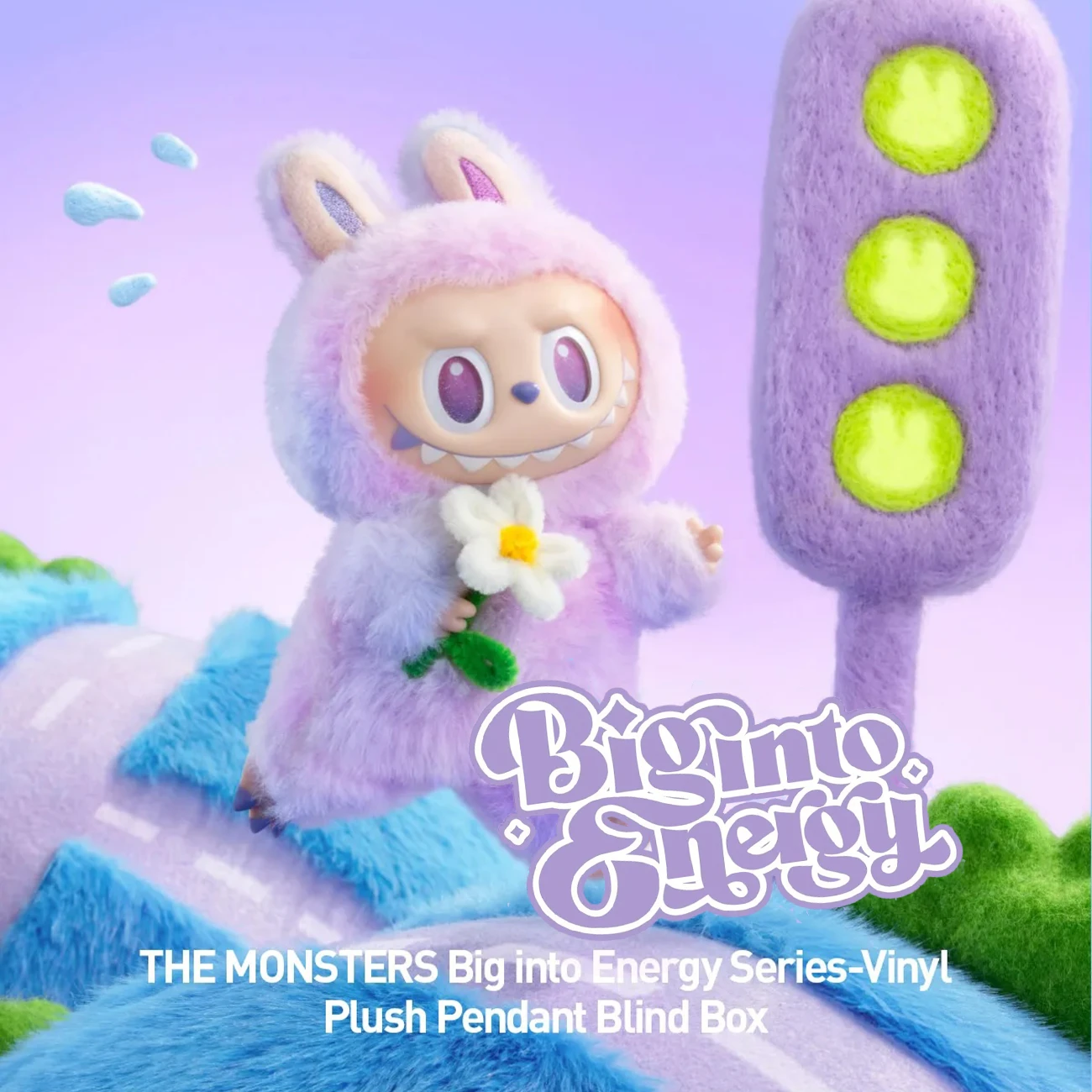 THE MONSTERS - Big into Energy Plush Pendant | Pop Mart