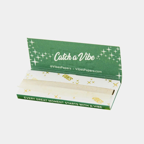 VIBES KING SIZE ORGANIC HEMP ROLLING PAPERS 50CT BOX - Vape City USA - Smoking Accessories
