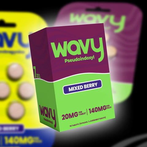 Wavy Kratom Tablet 20mg Pseudoindoxyl – chewable kratom tablets with advanced extract for sharper focus and extended effects