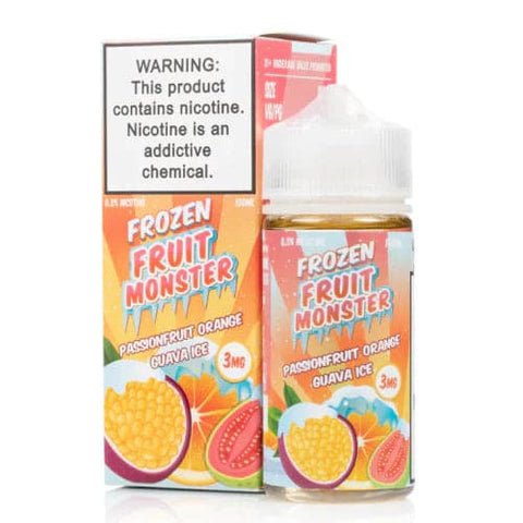 FROZEN FRUIT MONSTER - PASSIONFRUIT ORANGE GUAVA ICE 100ML - Vape City USA