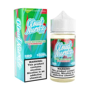 CLOUD NURDZ - ICED BLUE RASPBERRY LEMON 100ML - Vape City USA