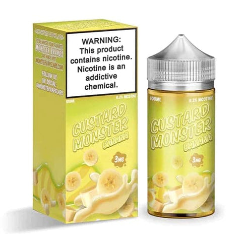 CUSTARD MONSTER - BANANA CUSTARD 100ML - Vape City USA