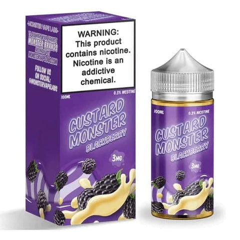 CUSTARD MONSTER - BLACKBERRY CUSTARD 100ML - Vape City USA