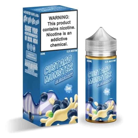 CUSTARD MONSTER - BLUEBERRY CUSTARD 100ML - Vape City USA