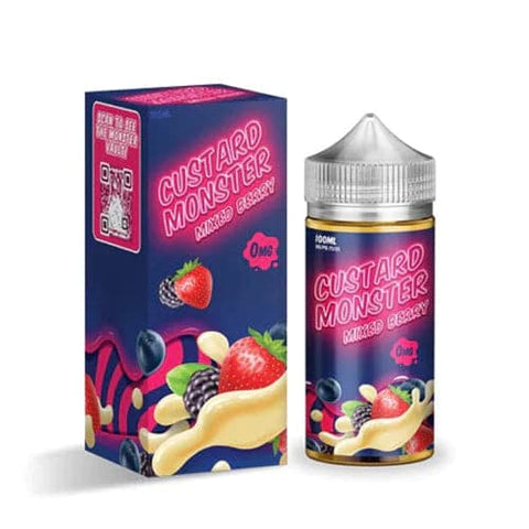 CUSTARD MONSTER SALT - MIXED BERRY CUSTARD 30ML - Vape City USA