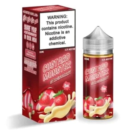 CUSTARD MONSTER - STRAWBERRY CUSTARD 100ML - Vape City USA