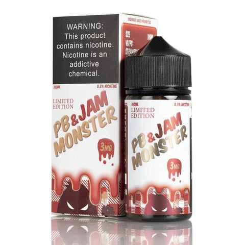 JAM MONSTER - PB & JAM STRAWBERRY 100ML - Vape City USA