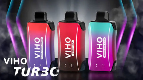 A Group Of Colorful Viho Turbo Vapes