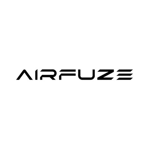 Airfuze Vapes Brand Black and White logo