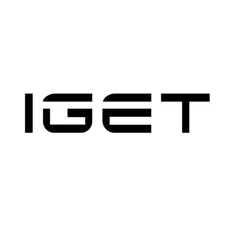 IGET Vapes brand white and black logo