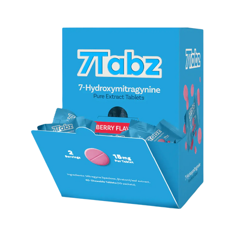 7Tabz Pure 7-Hydroxymitragynine Extract Tablets - 1x40ct Box