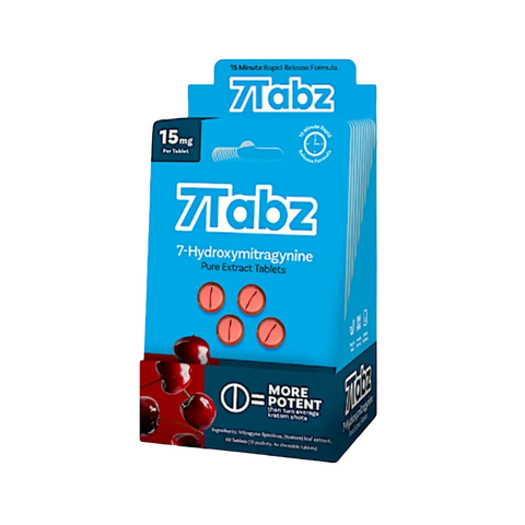 7Tabz Pure 7-Hydroxymitragynine Extract Tablets - 4x10ct Box