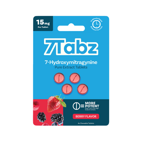 7Tabz Pure 7-Hydroxymitragynine Extract Tablets - 4x10ct Box