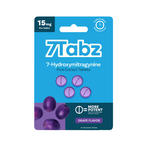 7Tabz Pure 7-Hydroxymitragynine Extract Tablets - 4x10ct Box