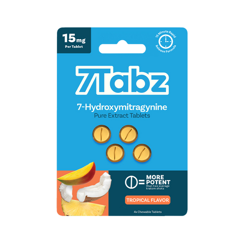 7Tabz Pure 7-Hydroxymitragynine Extract Tablets - 4x10ct Box