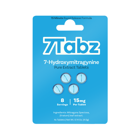 7Tabz Pure 7-Hydroxymitragynine Extract Tablets - 4x10ct Box