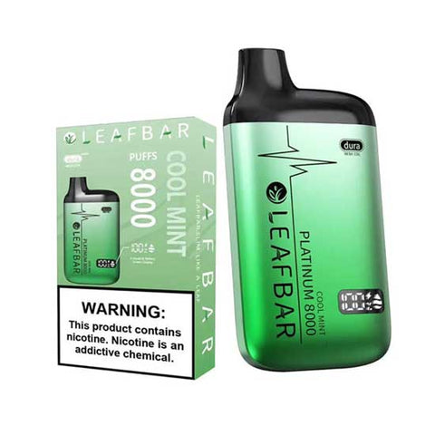 Refreshing Cool Mint Vapes with Leafbar Platinum 8000
