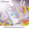 Moti DUO 9000 disposable vape image of Tropical Rainbow Blast flavor