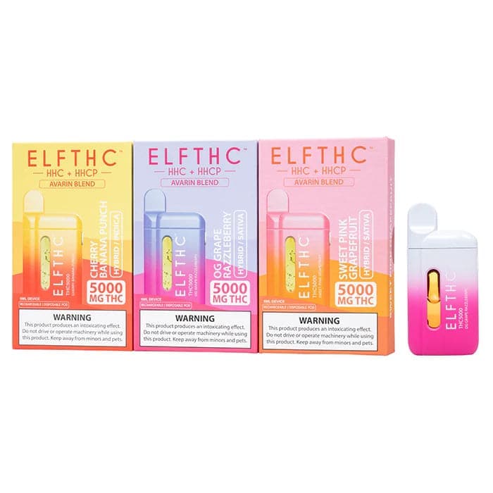 ELF THC5000 Blend 5G Disposable Vape Device - 10PK