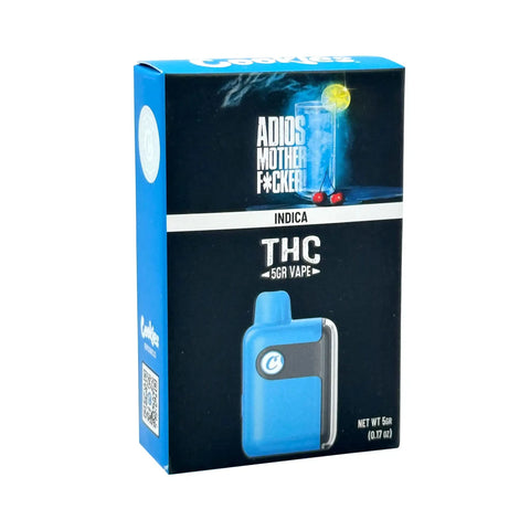 dios Mother Fucker flavor - Cookies THC Vape Indica, 5g disposable with THC-A Liquid Diamonds and Delta-8.