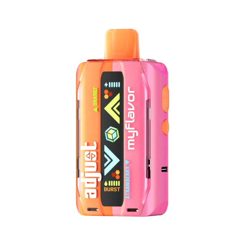 Adjust myFlavor Disposable Vape 40000 puffs in  orange strawberry flavor