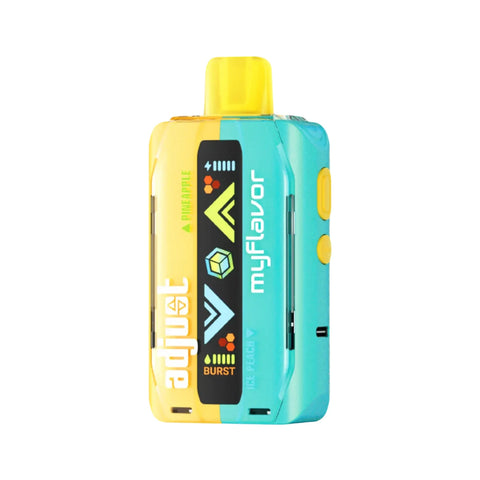 Adjust myFlavor Disposable Vape 40000 puffs in Pineapple ice peach