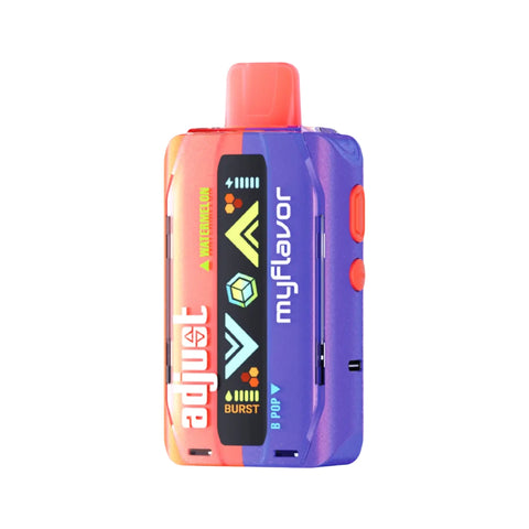 Adjust myFlavor Disposable Vape 40000 puffs in watermelon B Pop flavor