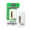 Exodus THC-A Disposable Vape in Apple Fritter flavor, crisp apple with a warm, pastry-like profile.